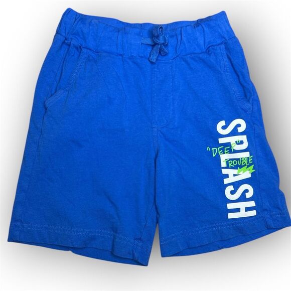 The United Colors of Benetton. Cotton Shorts, Elastic Drawstring Waist Boys 6-7 - Picture 1 of 9